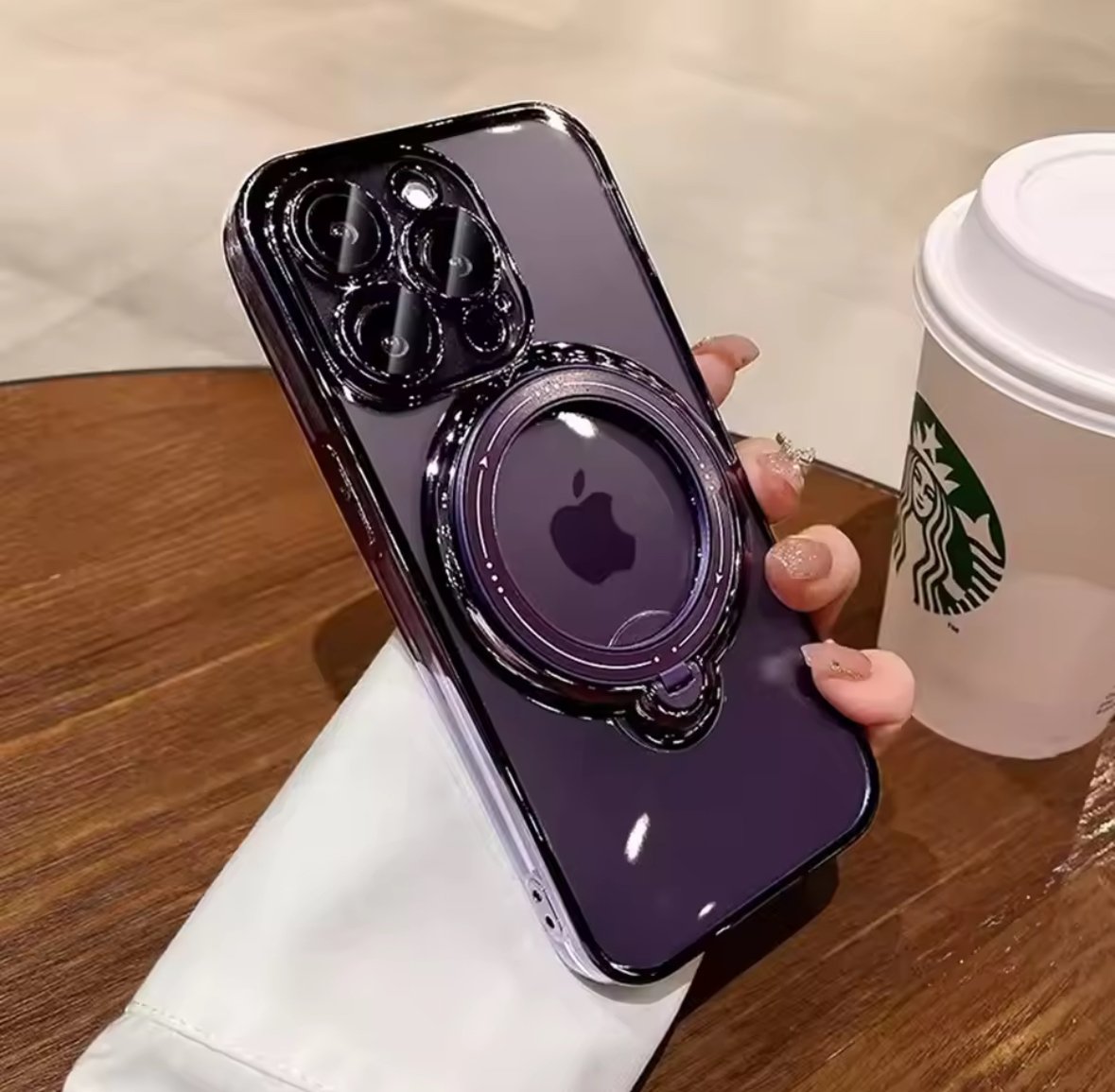 K22966 グロッシーリング MagSafe対応 iPhoneケース | nanomita