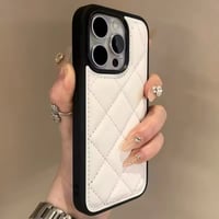 S75599 キルティングレザー風 iPhoneケース