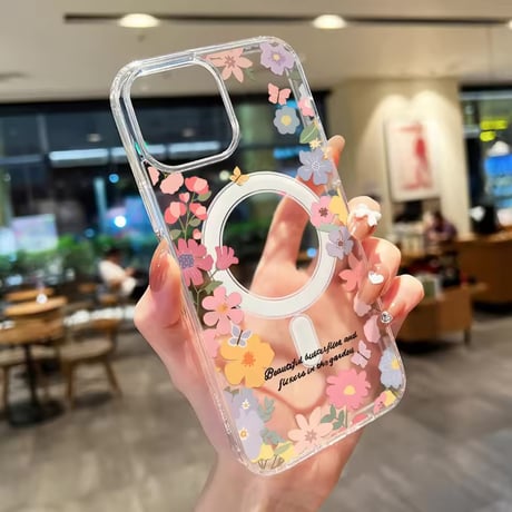 L62449 ポップデザインクリアiPhoneケース