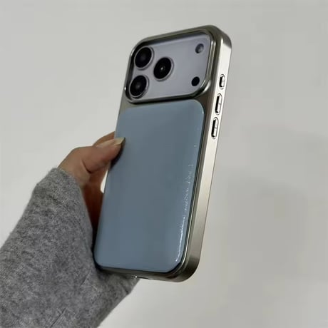S75650 ニュアンスメタルフレーム iPhoneケース