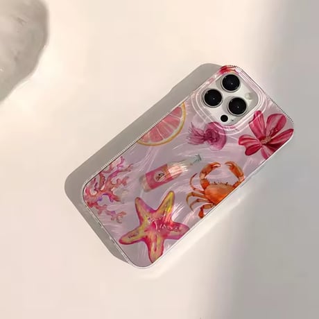 S74805 サマーモチーフのiPhoneケース