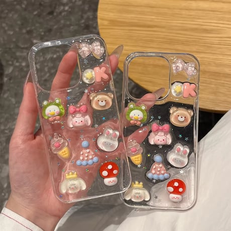 L62271 ゆるキャラぷくぷくiPhoneケース