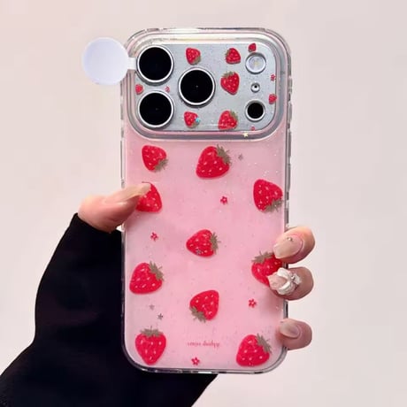 S75475 きらめきいちごiPhoneケース