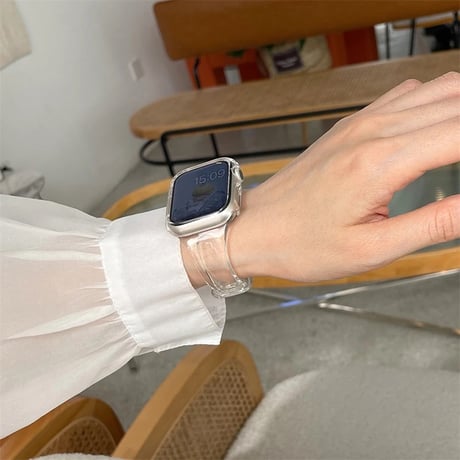 N00113 ポップカラー クリアApple Watchベルト