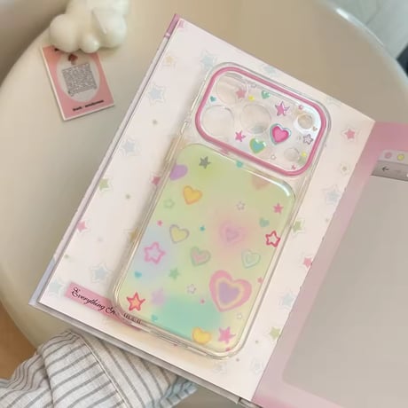 S75667 ゆめかわハートスター iPhoneケース