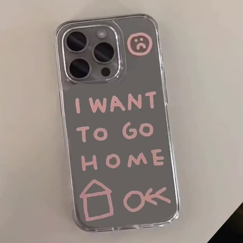 即納商品】L61964 I WANT TO GO HOME iPhoneケース | nano