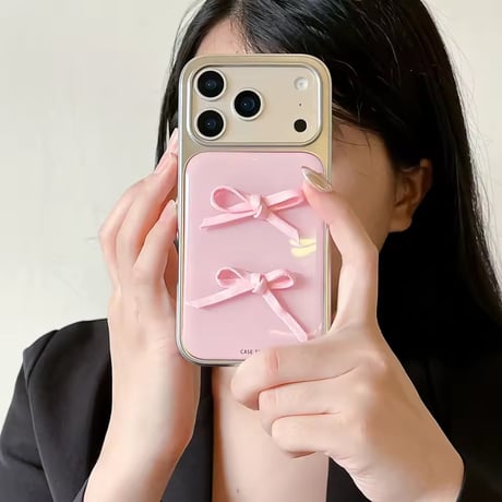 S75128 リボンツインのパステルiPhoneケース