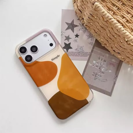 S75633 モカアートウェーブiPhoneケース