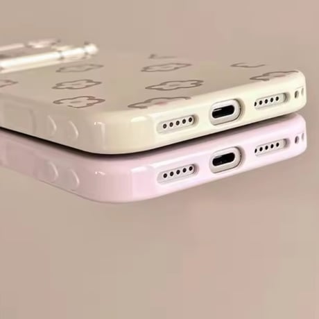 S75125 やさしめ柄のiPhoneケース