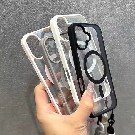 K22829 MagSafe対応マカロンカラーコード付きiPhoneケース