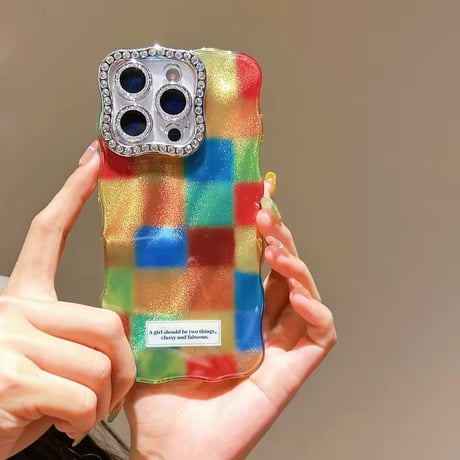 S75165 ジュエルレインボー ミラーステップ iPhoneケース