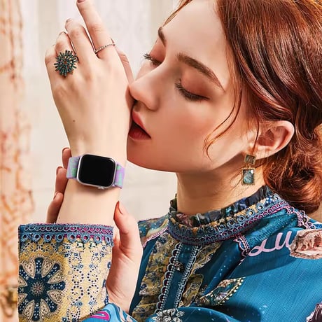 N00191 カラフル柄 Apple Watchバンド