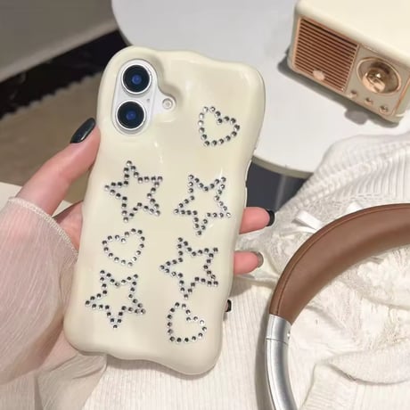 S74791 キラめきスターハートiPhoneケース
