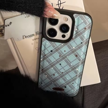 S75103 星くずチェック iPhoneケース