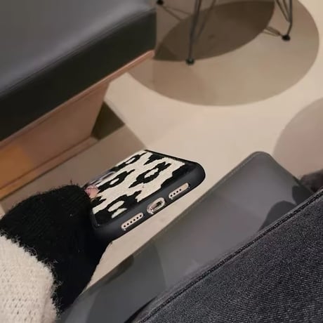 【即納商品】S74314 もこもこフラワーループ iPhoneケース