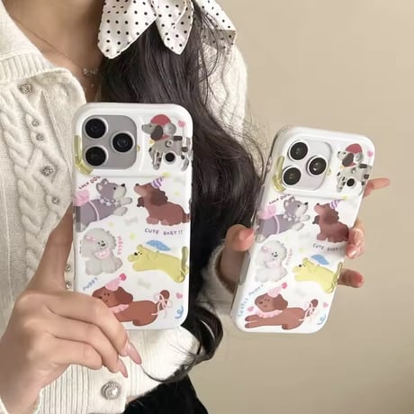 S75404 パーティードッグ iPhoneケース