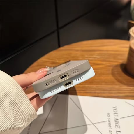 S74593 ツートンカラー MagSafe対応 iPhoneケース