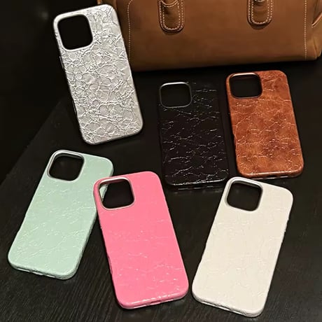 S74941 クラッシュレザー風 iPhoneケース
