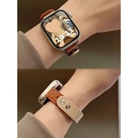N00097 バイカラーレザーループ Apple Watchバンド