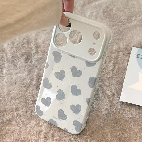 S75527 ハートパターンiPhoneケース