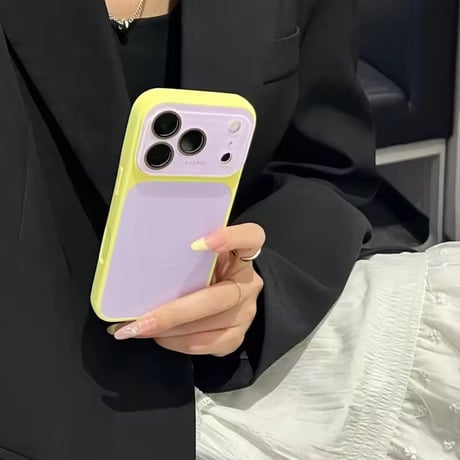S75654 パステルバイカラー MagSafe対応iPhoneケース