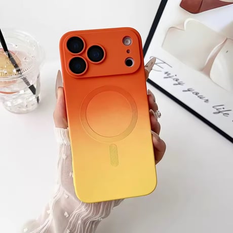 S75138 グラデーションカラー MagSafe対応 iPhoneケース