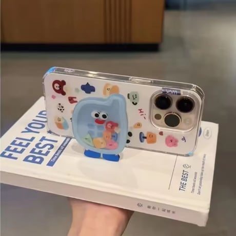 K23183 ポップフレンズ グリップ付き iPhoneケース