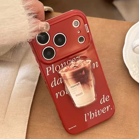 K23057 カフェモード ソケット付きiPhoneケース