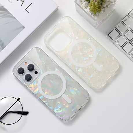 S75170 オーロラシェル MagSafe iPhoneケース