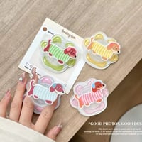 P0362 MagSafe対応ダックスフンドのカラフルスマホグリップ