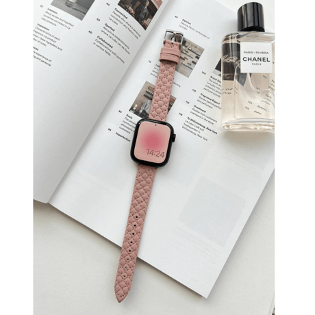 N00046 細身クロスステッチ風 Apple Watchベルト