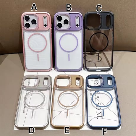L62338 メタリックフレーム MagSafe対応 iPhoneケース