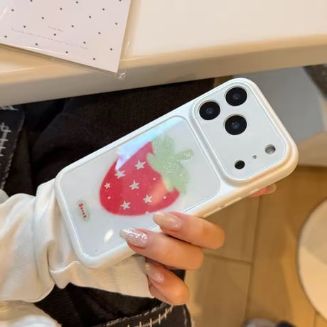 S75653 キラめきいちごモチーフ iPhoneケース