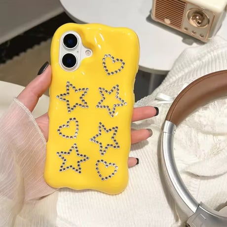 S74791 キラめきスターハートiPhoneケース