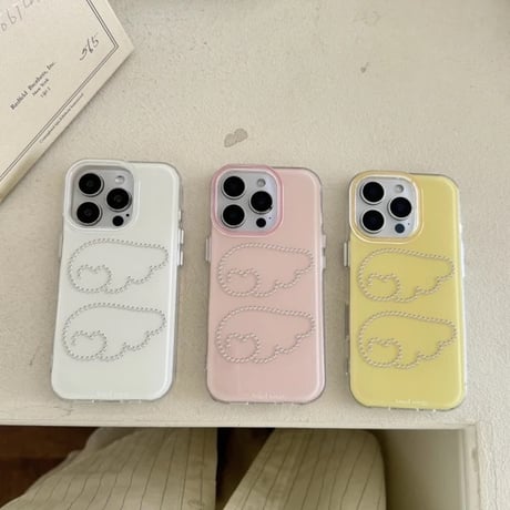 S74590 キラキラエンジェルウィングiPhoneケース