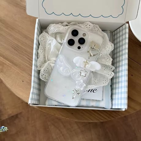 L62275  エンジェルチャームウィングiPhoneケース