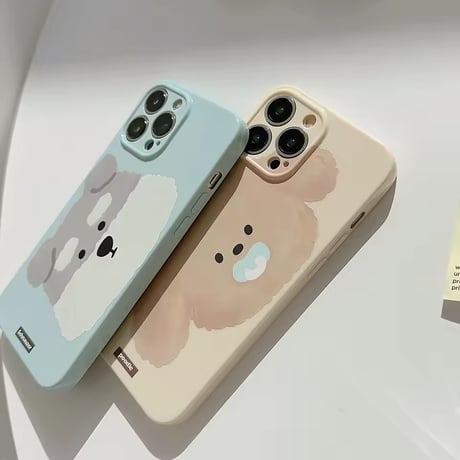 S75692 もふもふわんこiPhoneケース