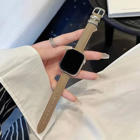 N00215 バイカラーレザーAppleWatchバンド