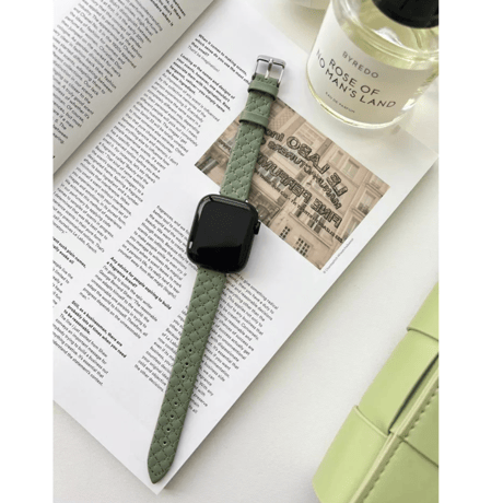 N00046 細身クロスステッチ風 Apple Watchベルト