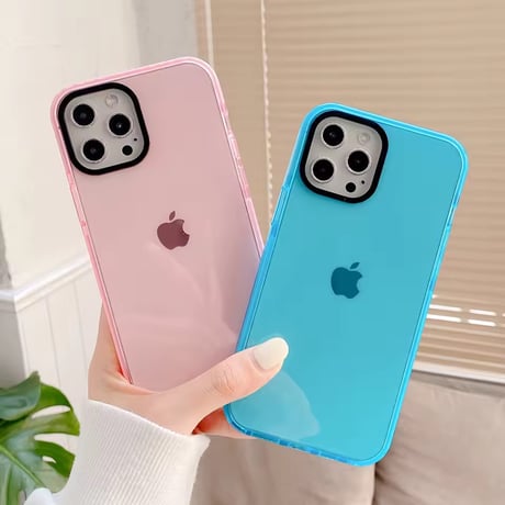 S75407 ネオンカラーフレームiPhoneケース