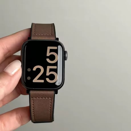N00193 クラシックレザールック Apple Watchバンド