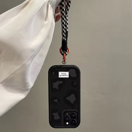 K22986 レオパード×ロープストラップ iPhoneケース