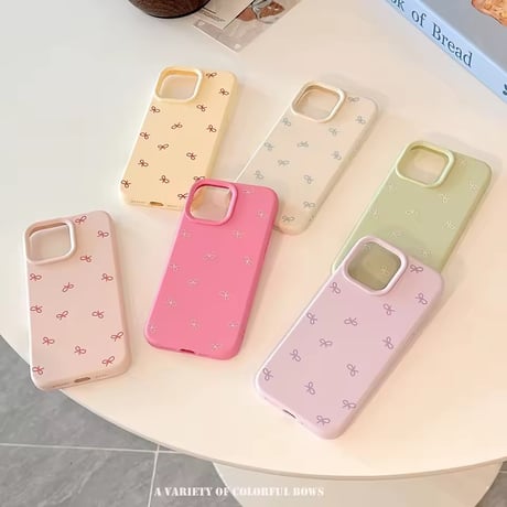 S75005 カラフルリボン iPhoneケース