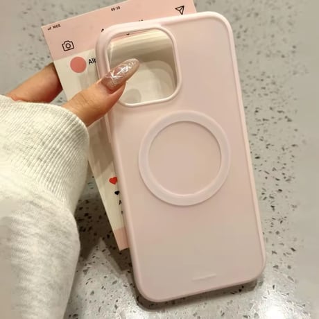 S74575 MagSafe対応 ふんわりマットiPhoneケース