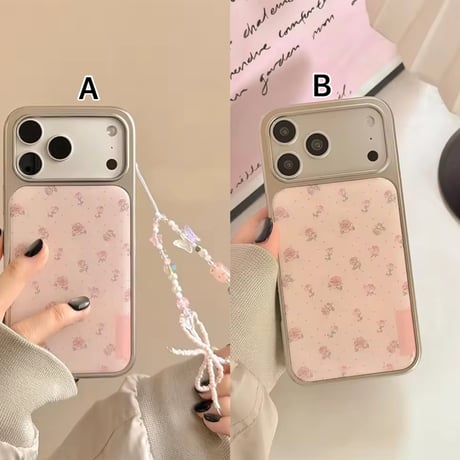 S75314 ローズドット ピンクiPhoneケース