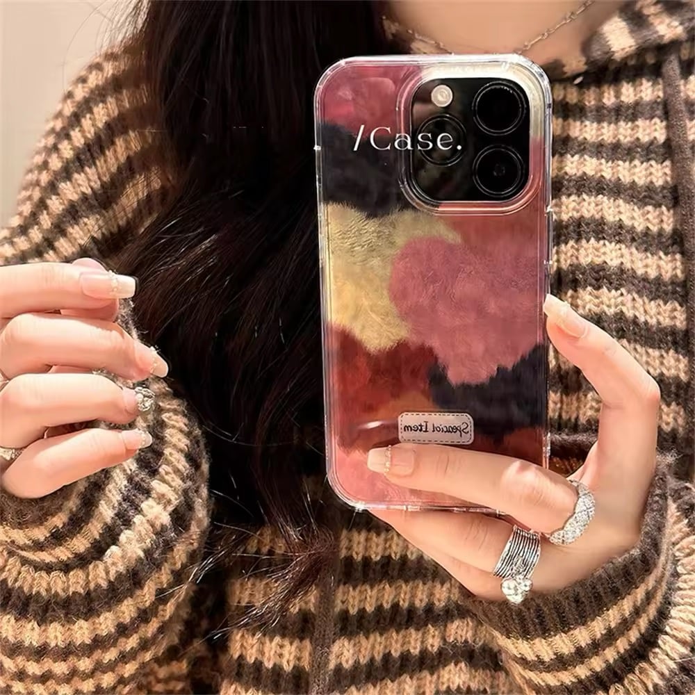 名入れ♡ニュアンスアートペイント✨キラキラフレーク パール⭐︎iPhoneケース♡ fit=scale-down,w=1200