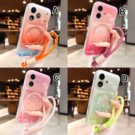 K23181 オーロラグラデMagSafe対応iPhoneケース