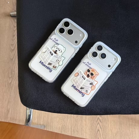 S75683 モーニングニュース アニマル iPhoneケース