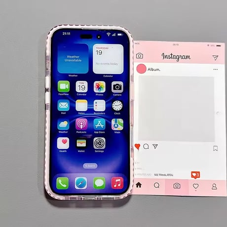 L62323 スターシャワー MagSafe対応 iPhoneケース