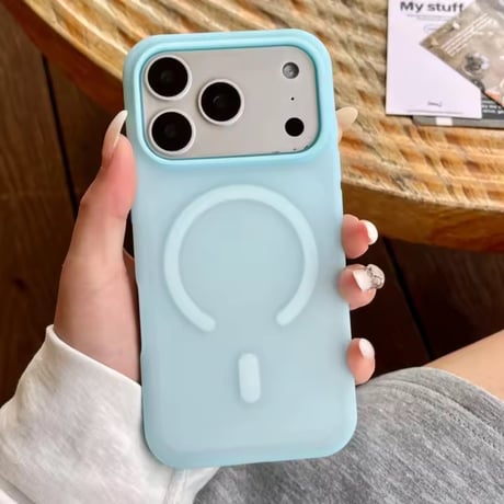 S75426 ふんわりマットカラー MagSafe対応iPhoneケース